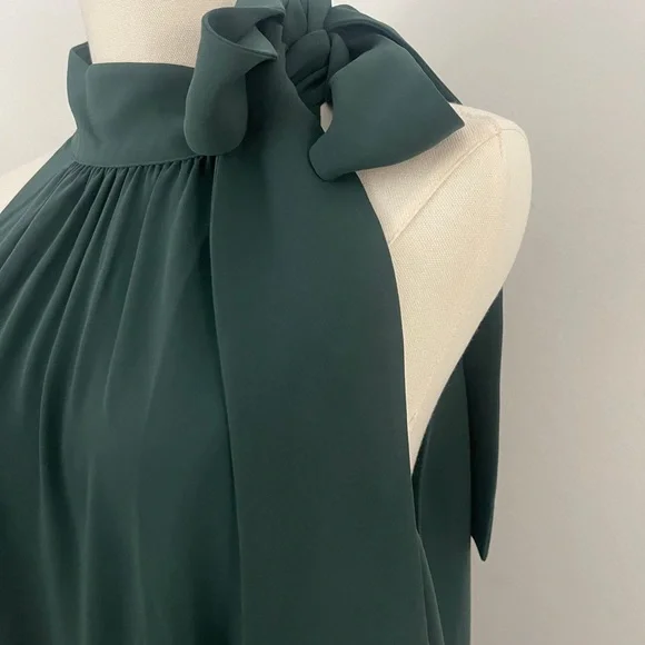 BODEN Halter Wide Leg Jumpsuit Emerald Green UK16R US12R - Picture 4 of 16